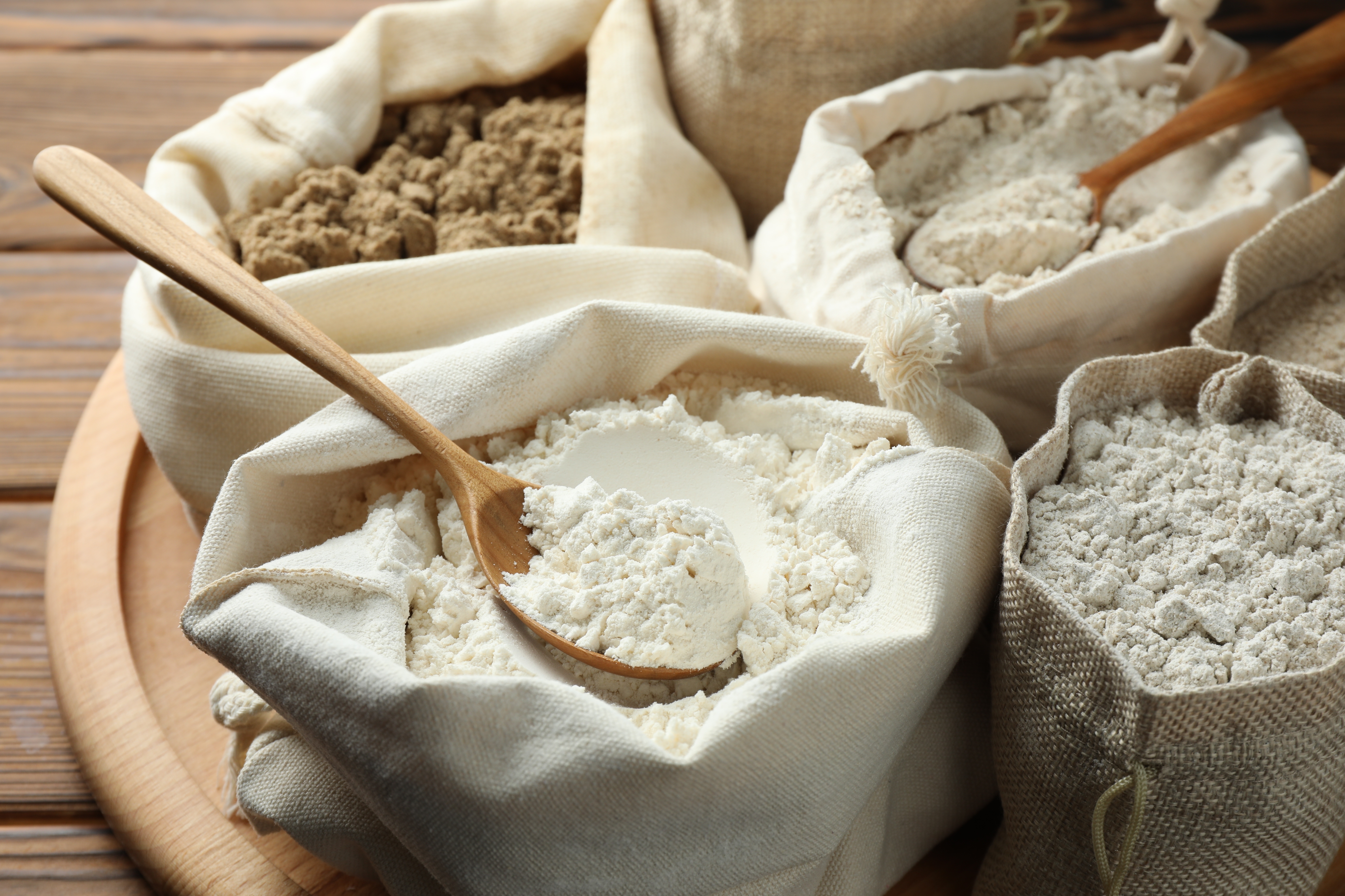 Gluten-free bakery flour testing setup