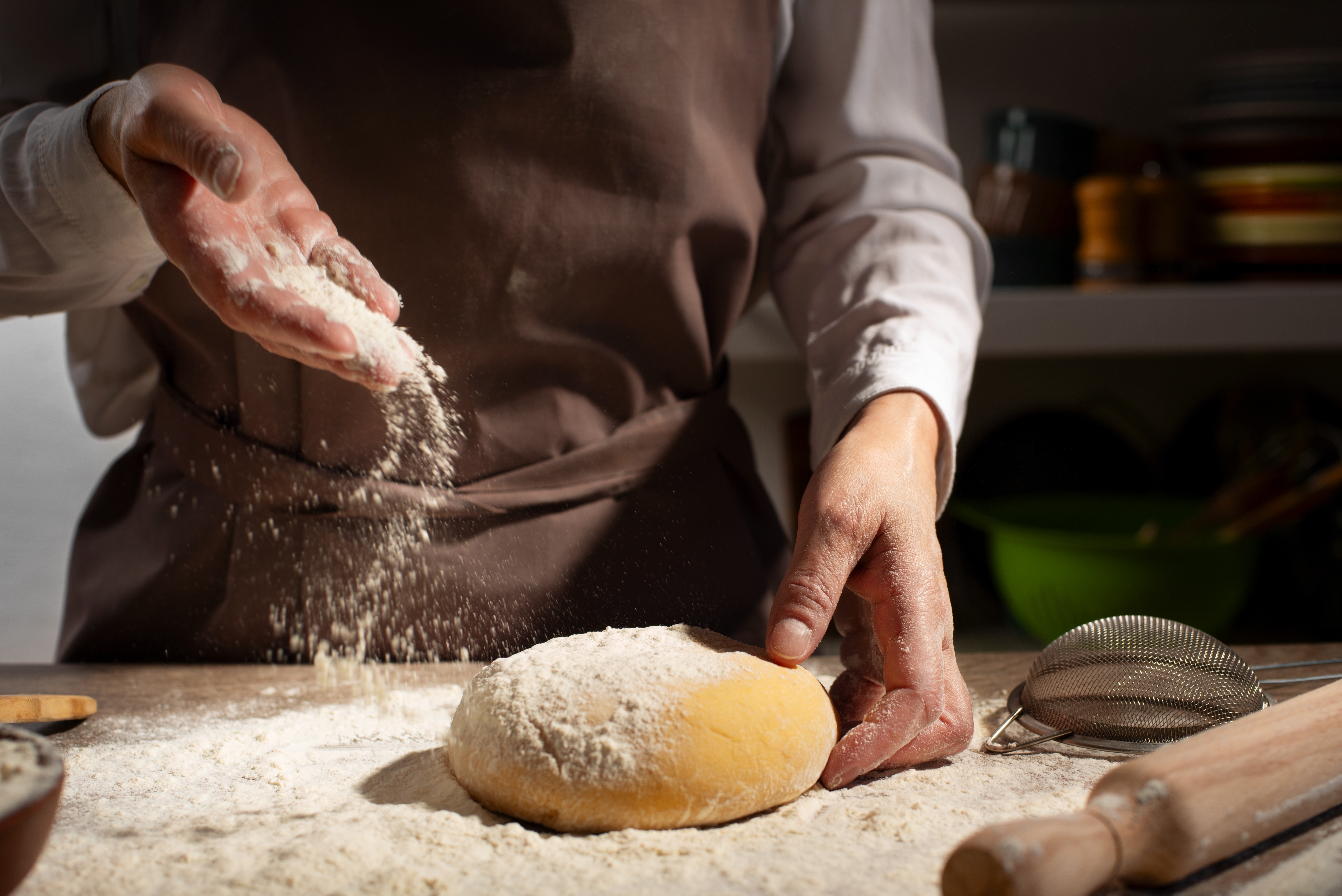 Gluten-free flour quality testing in bakery